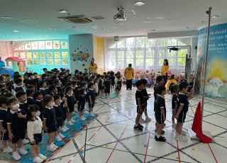 香港回歸27週年升旗典禮