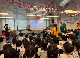Joint School Flag-raising Ceremony for National Constitution Day and the 2025 Legislative Council General Election Action Day