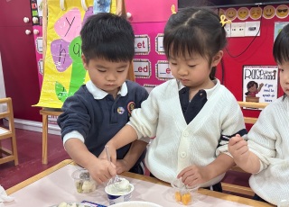 K1 製作乳酪水果杯